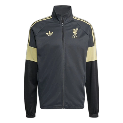Adidas Originals Liverpool Fc zip striped sweatshirt