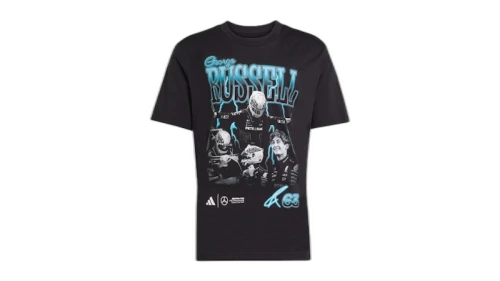 adidas Mercedes- Amg Petronas Formula Team George Russell Graphic Tee Black