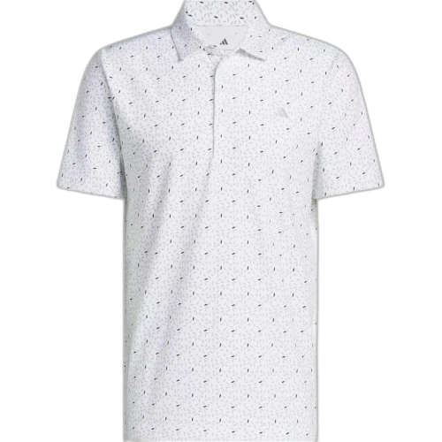 Adidas Golf Clothing Men's White/Miracle Sage Polo Collar Moderate