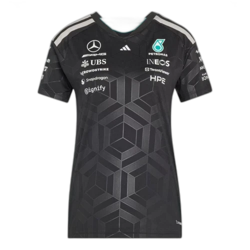 adidas x Mercedes AMG Petronas Formula 1 Team Driver Jersey Asia Sizing 'Black' (Women's)