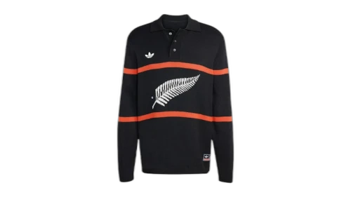 adidas & All Blacks Knitted Polo Black Black