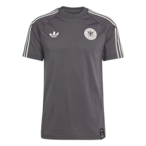 Adidas Originals T Shirts Men's Graphite Black Crew Neck Moderate