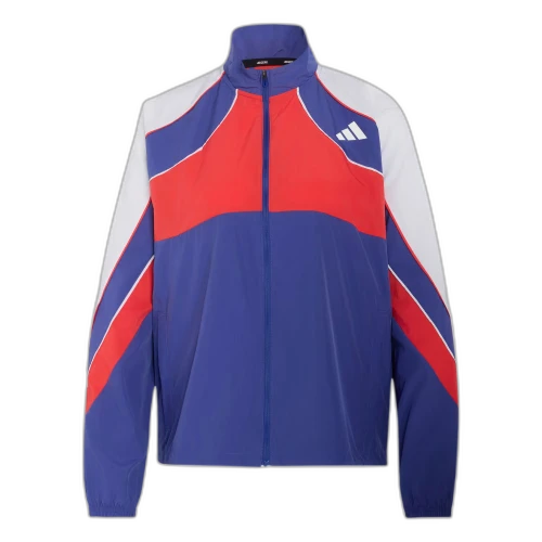 Adidas Running Jackets Women's Indigo Blue/Translucent Red/White Turtleneck Moderate Other