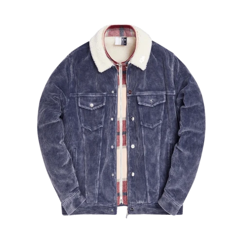 Kith Corduroy Laight Jacket 'Dark Indigo Blue'