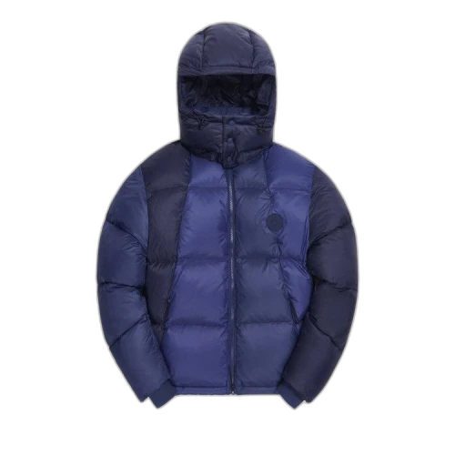 Kith Colorblocked Midi Puffer 'Navy Multicolor'