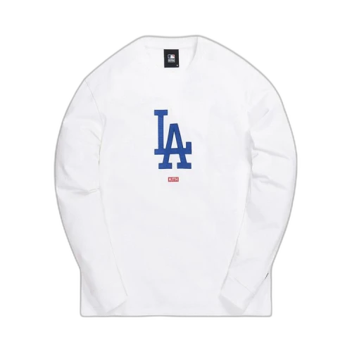 Kith For Major League Baseball Los Angeles Dodgers Long-Sleeve Tee 'White'