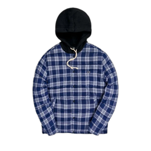 Kith Sterling Quilted Shirt Puffer 'Navy/Multi'