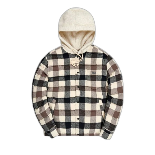 Kith Sterling Quilted Shirt Puffer 'Beige/Multi'