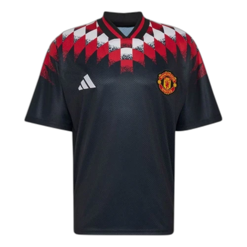 adidas Manchester United Stadium Jersey Asia Sizing 'Black'