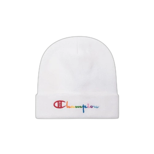 Kith x Champion Multicolor Logo Beanie 'White'