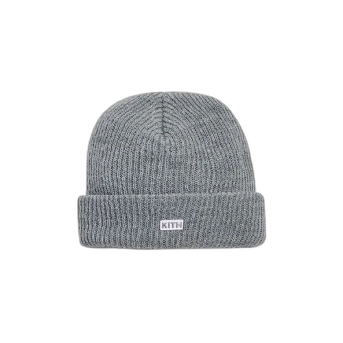 Kith Classic Beanie 'Light Heather Grey'