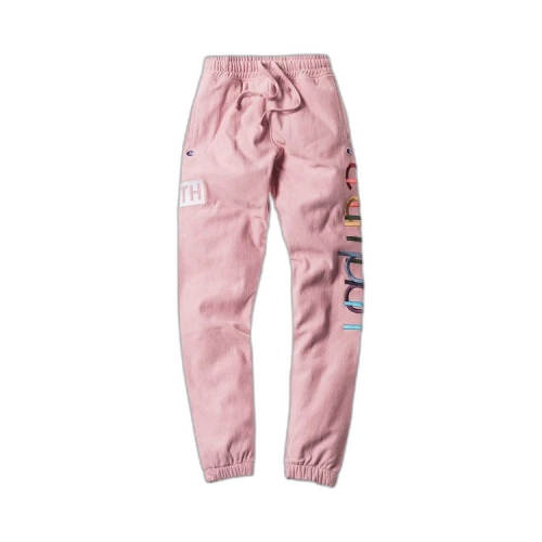 Kith x Champion Double Logo Sweatpant 'Pink'