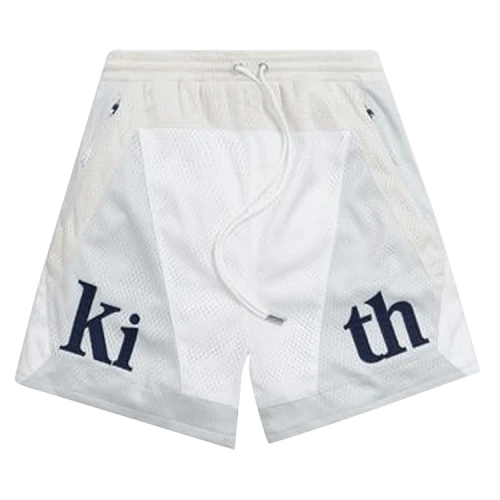 Kith Turbo Mesh Short 'White/Pepper'