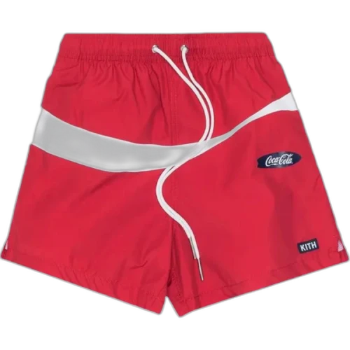 Kith x Coca-Cola Convertible Swim Shorts 'Red'