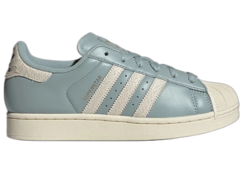 adidas Superstar II Cream White Snakeskin Wonder Sage (Women's)