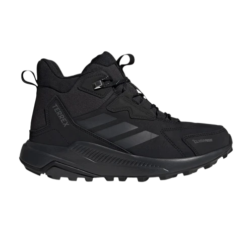 adidas Terrex Anylander Leather Mid Climaproof Black Carbon Grey Four (Women's)