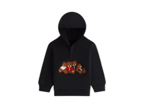 Kith Kithmas Baby Teddy & Friends Williams Hoodie Black