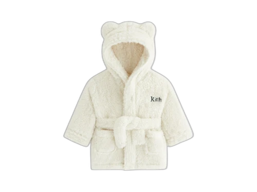 Kith Kithmas Baby Teddy & Friends Hooded Robe Silk