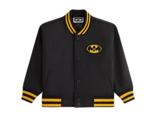 Kith x Batman Kids Satin Bomber Jacket Black