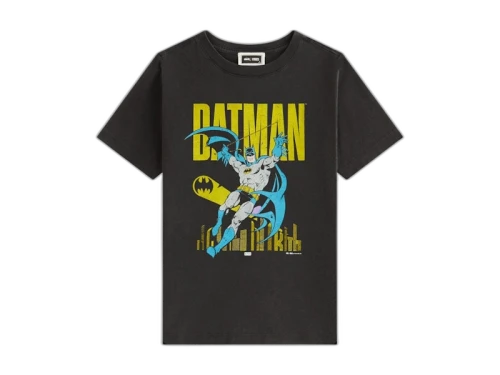 Kith x Batman Kids Classic Vintage Tee Black
