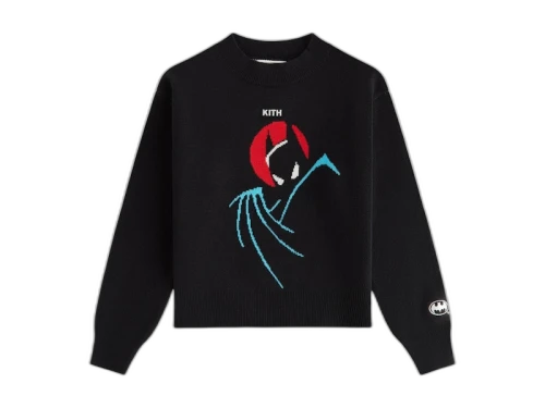 Kith x Batman Kids Animated Sweater Black