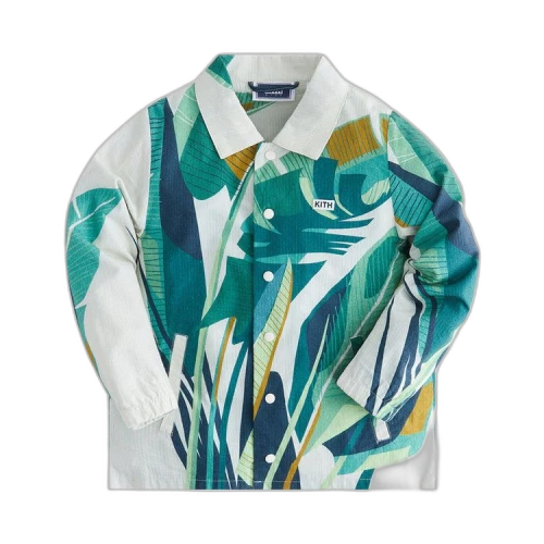 Kith Kids Aop Coach Jacket 'Waffle'
