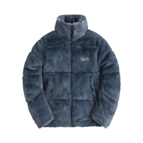 Kith Kids Faux Fur Puffer 'Asteroid'