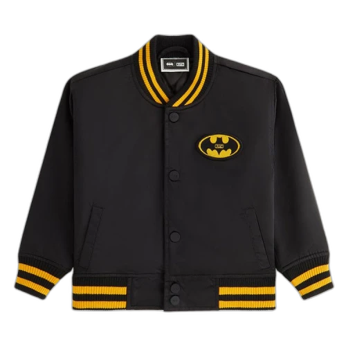Kith Kids x Batman Satin Bomber Jacket 'Black'