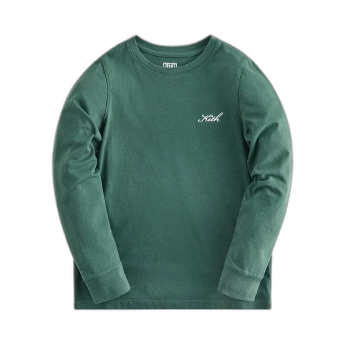 Kith Kids Classic Long Sleeve Tee 'Jungle Green'