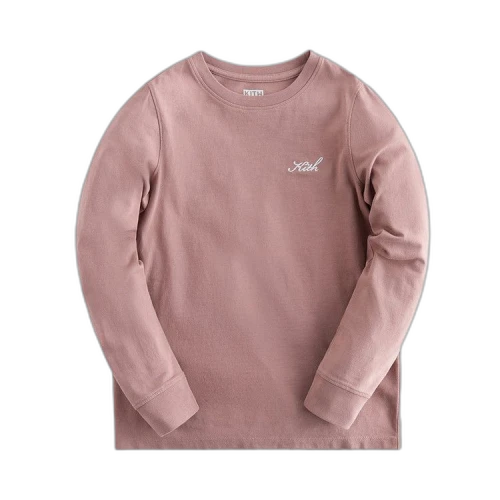 Kith Kids Classic Long Sleeve Tee 'Dusty Mauve'