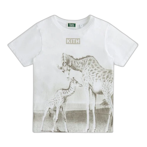 Kith Kids For AMNH Giraffe Tee 'White'
