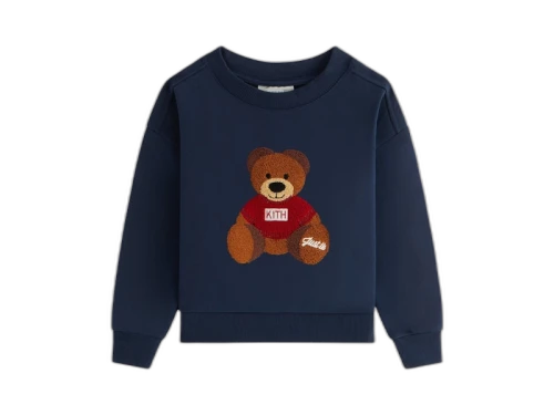 Kith Kithmas Kids Teddy Nelson Crewneck Nocturnal