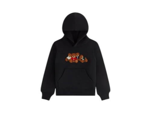 Kith Kithmas Kids Teddy & Friends Williams Hoodie Black