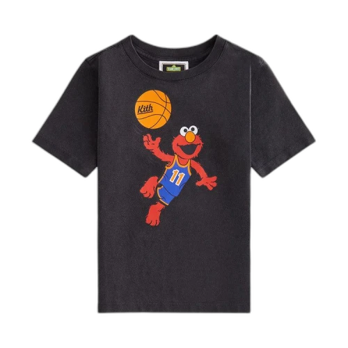 Kith Kids x Sesame Street Basketball Elmo Vintage Tee 'Black'