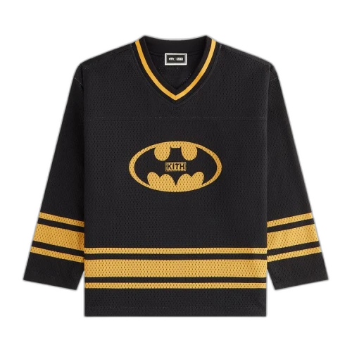 Kith Kids x Batman Long-Sleeve Malik Jersey 'Black'