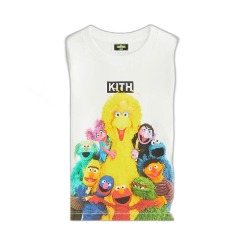 Kith Kids x Sesame Street Group Hug Tee 'White'