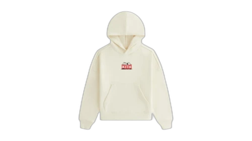 Kith x Peanuts Kids Doghouse Classic Logo Hoodie Sandrift