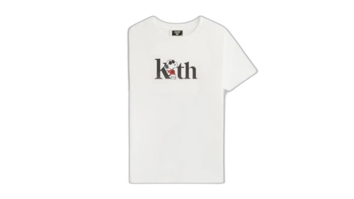 Kith x Peanuts Kids Joe Cool Serif Tee White