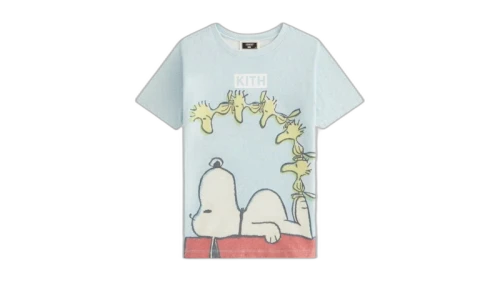 Kith x Peanuts Kids Woodstock Doghouse Vintage Tee Glisten