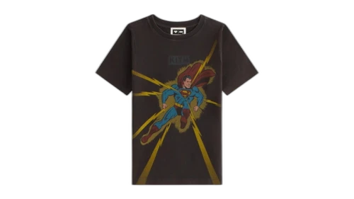 Kith x Superman Kids Lightning Bolt Tee Black
