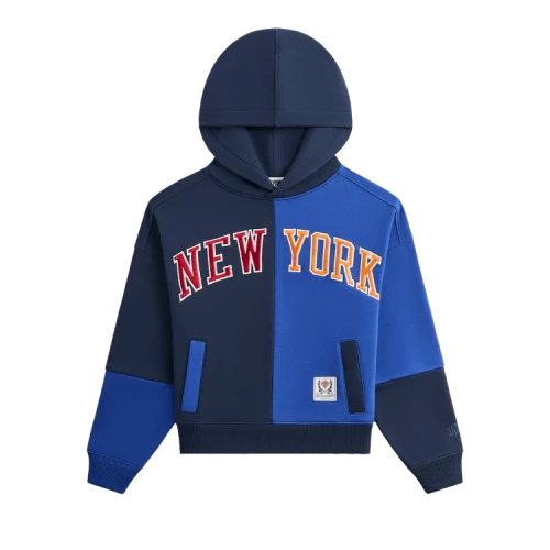 Kith For The New York Knicks Mash Up Nelson Hoodie 'Nocturnal'
