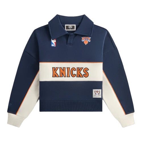 Kith For The New York Knicks Coach Nelson Collared Pullover 'Nocturnal'