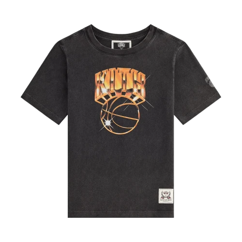 Kith For The New York Knicks Gold Vintage Tee 'Black'