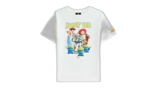 Kith x Disney Kids Pixar Just Us Toy Story Vintage Tee White