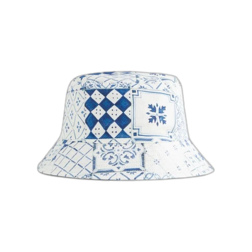 Kith Kids Azulejo Tiles Reversible Bucket Hat 'Sandrift'