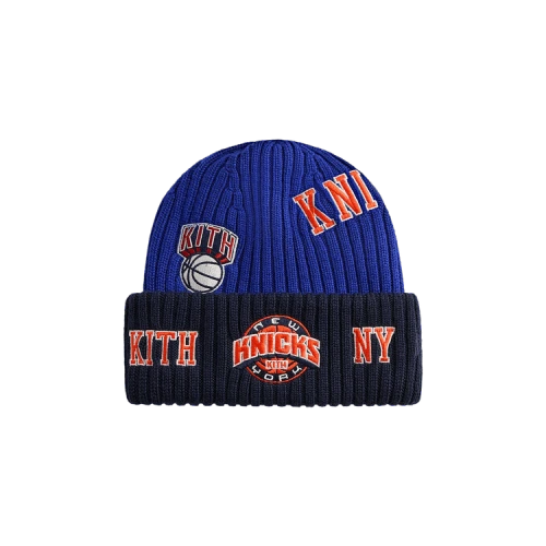 Kith For The New York Knicks Knit Beanie 'Royal'