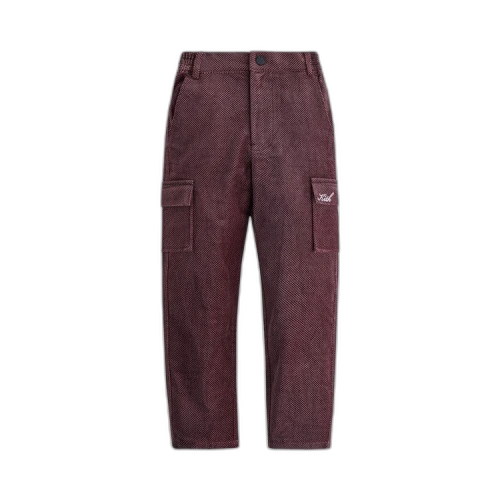 Kith Kids Textured Cargo Pant 'Plum'