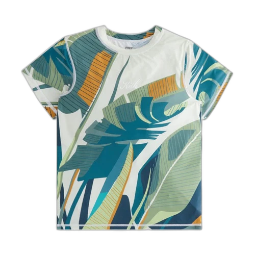 Kith Kids Rash Guard Swim Tee 'Waffle'