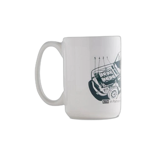 Kith For BMW Car Sketch Mug 'White'