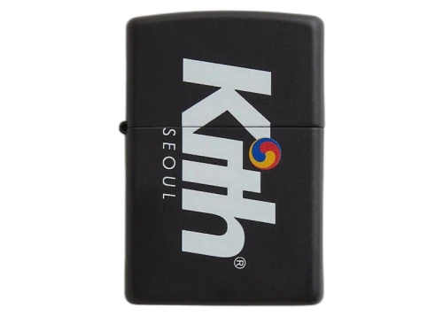 Kith Seoul Zippo Lighter Black